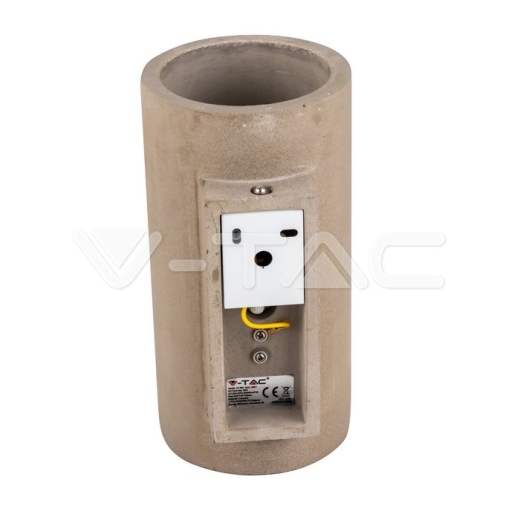 GU10 LED Concrete Wall Lamp Light Grey - 3