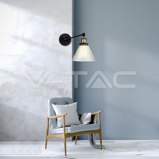 Lámpara de Pared Forma V Cristal Ф140mm - 5