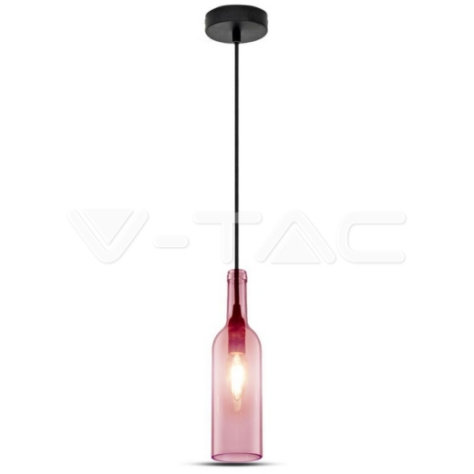 Soporte colgante tipo botella, Rosa - 2