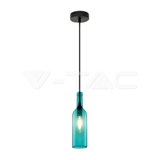 Bottle Pendant Light Blue - 2
