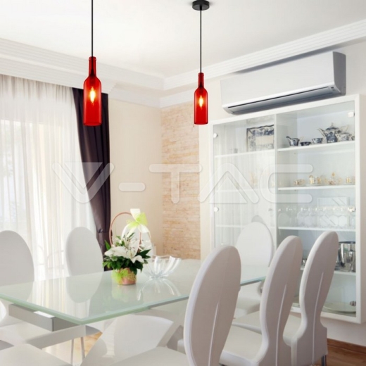 Soporte colgante tipo botella, Rojo - 6