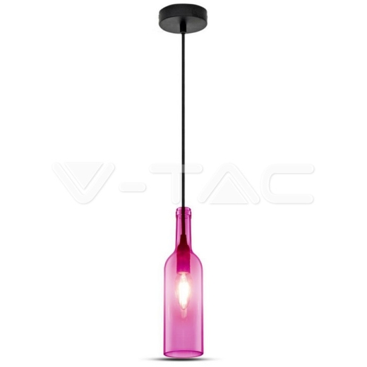 Bottle Pendant Light Rose - 2