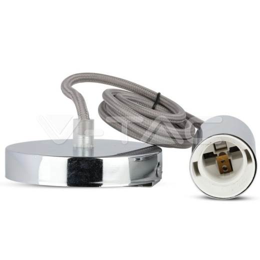 Soporte colgante de cromo Gris - 2