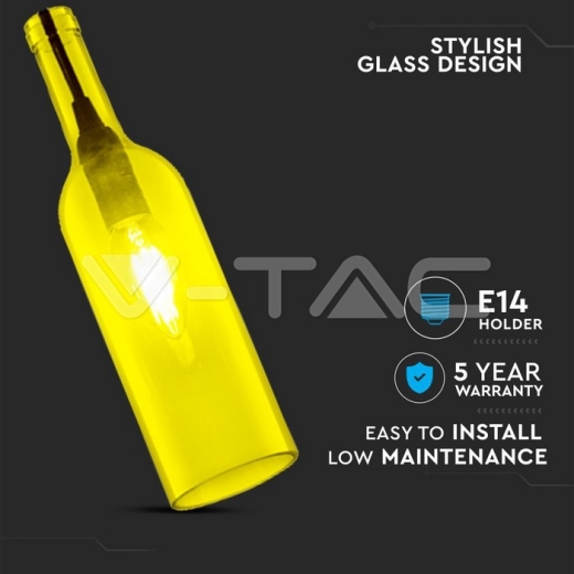 Soporte colgante tipo botella, Amarillo - 3