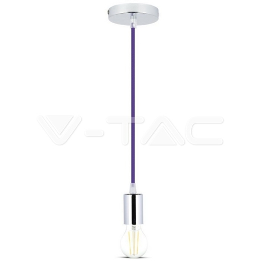 Soporte colgante de cromo Lila - 3