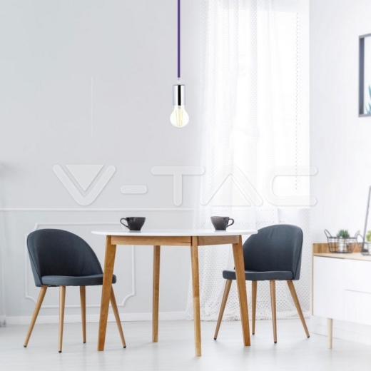 Soporte colgante de cromo Lila - 7