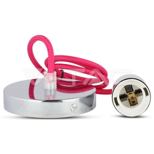 Soporte colgante de cromo Rosa - 2