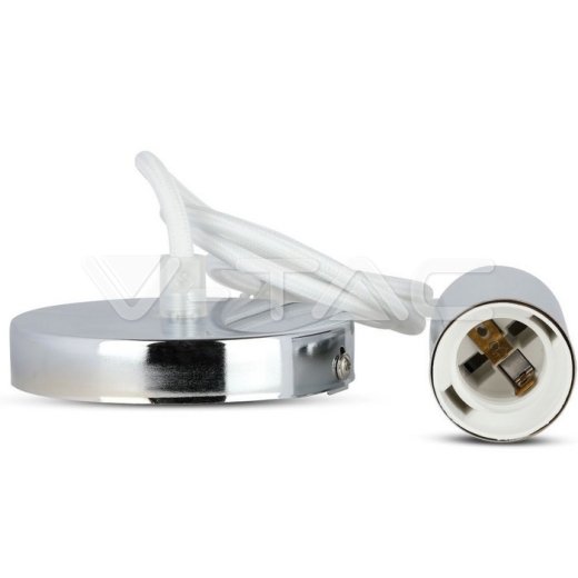 Soporte colgante de cromo Blanco - 2