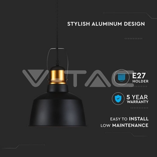 Soporte colgante Aluminio Negro - 2