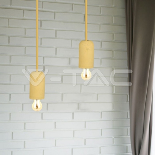 Soporte colgante de hormigón, Beige - 7