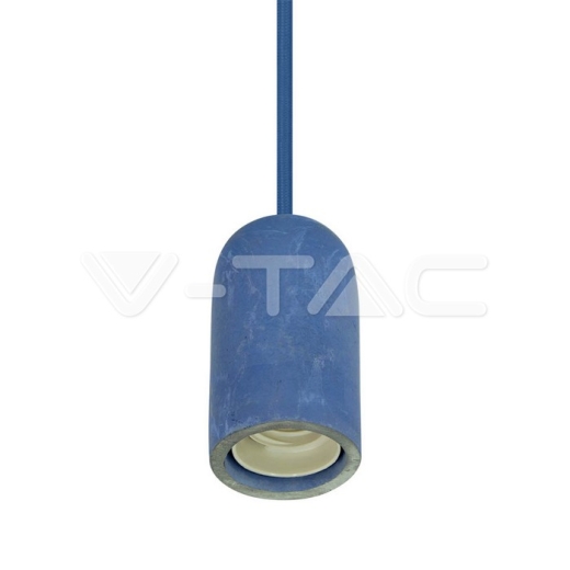 Soporte colgante de hormigón, Azul - 4