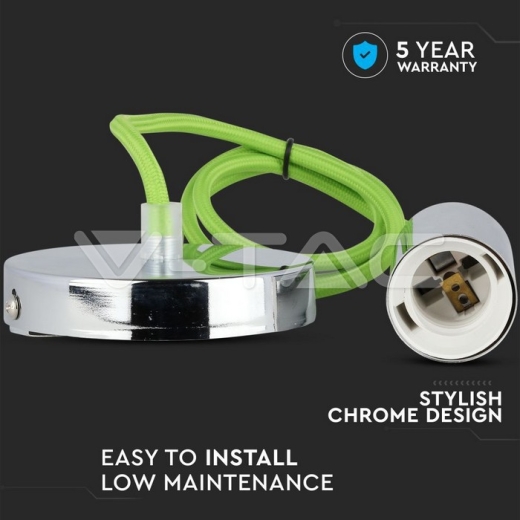 Soporte colgante de cromo Verde - 4