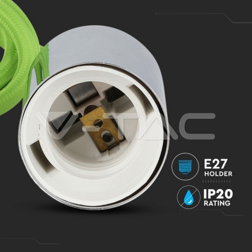 Soporte colgante de cromo Verde - 5