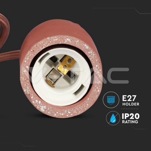 Soporte colgante de hormigón, Rojo - 6