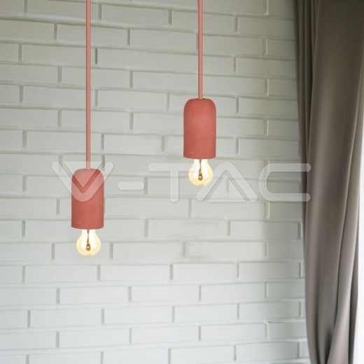 Soporte colgante de hormigón, Rojo - 8