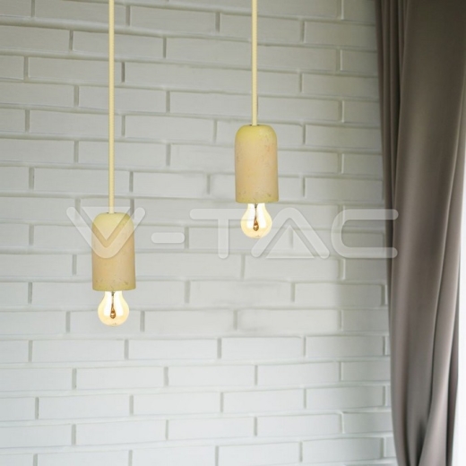 Soporte colgante de hormigón, Amarillo - 8