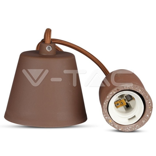 Concrete Pendant Light Brown - 2