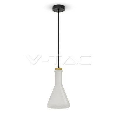 Glass Pendant Light White - 1