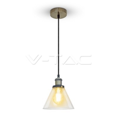 Soporte colgante vintage transparente Ф180 - 2