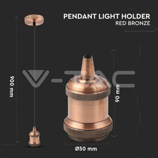 Metal Holder Red Bronze - 6