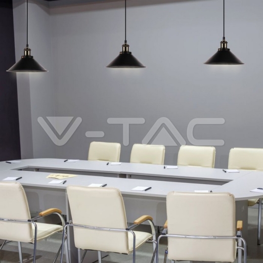 Metal Pendant Light Black - 4