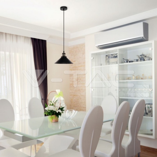 Metal Pendant Light Black - 5