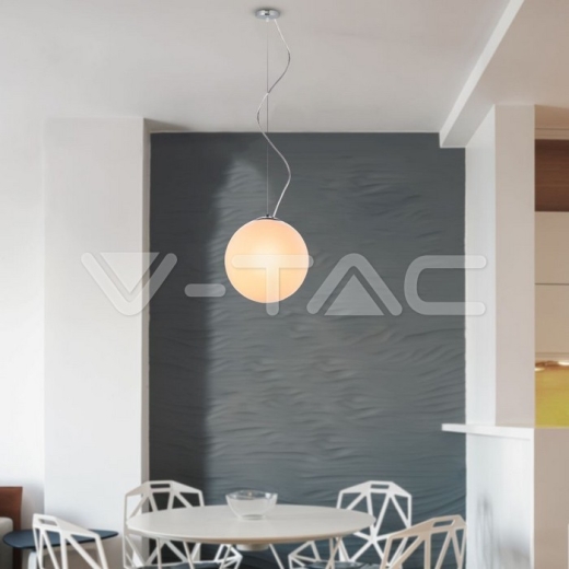 Pendant Glass Chrome - 5