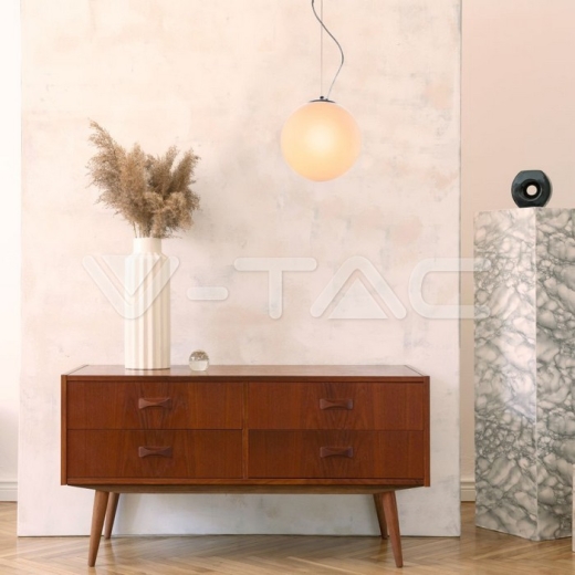 Pendant Glass Chrome - 6