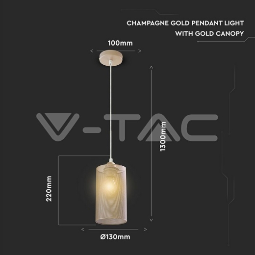 Soporte colgante Oro Champán - 4