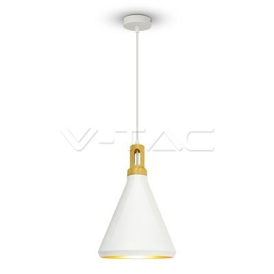 Soporte colgante Blanco, Pico de madera Ф250 - 2