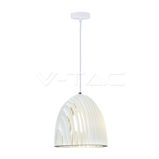 Pendant Light Cone Prism White - 1