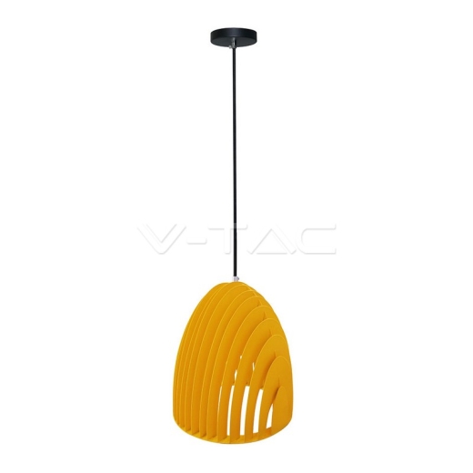 Pendant Light Cone Prism Yellow - 1
