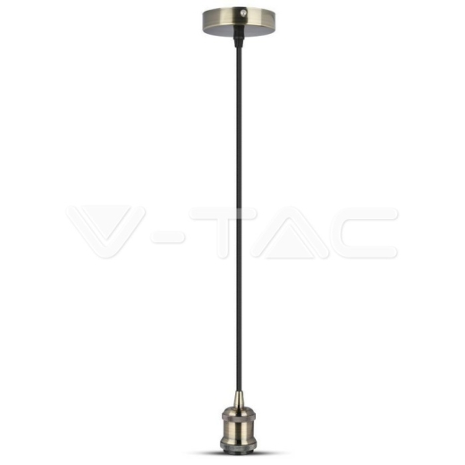 Pendant Light holder Brass Bronze - 1