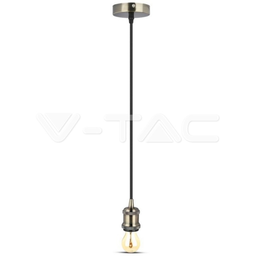 Pendant Light holder Brass Bronze - 3