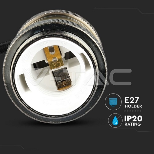 Pendant Light holder Brass Bronze - 4