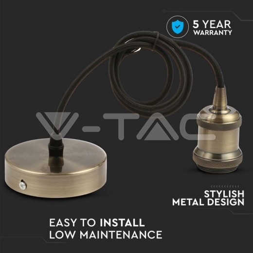 Pendant Light holder Bronze - 4