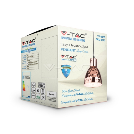 Pendant Light Holder Copper Ф150 - 3