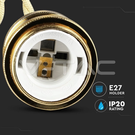 Soporte colgante Oro mate - 5