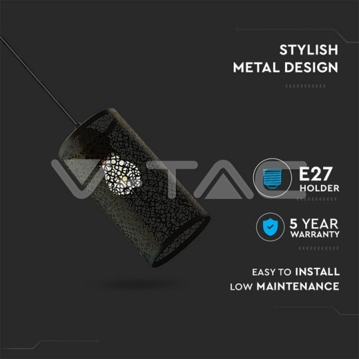 Pendant Matt Black - 2