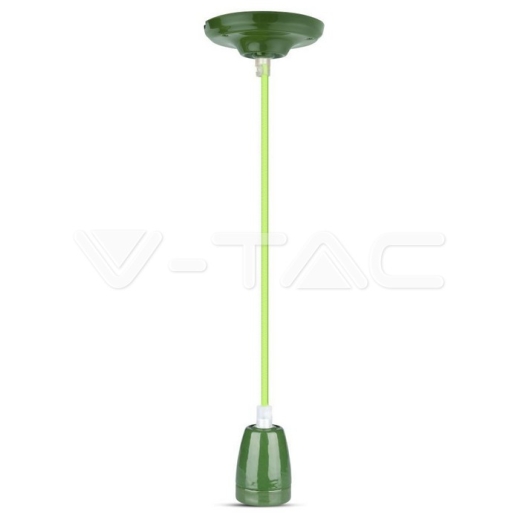 Porcelain Lamp Pendant Green - 1