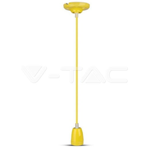 Porcelain Lamp Pendant Yellow - 1