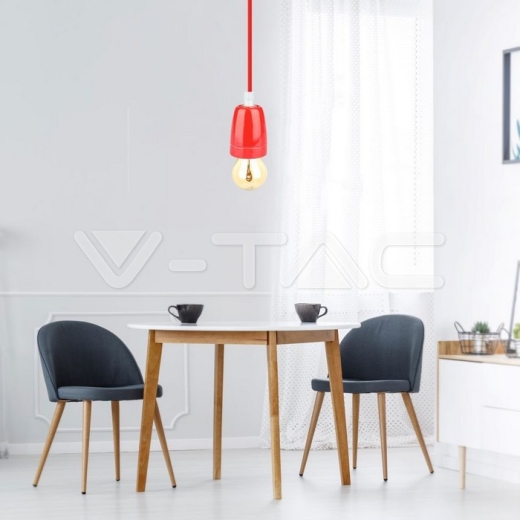 Soporte de porcelana Rojo - 7