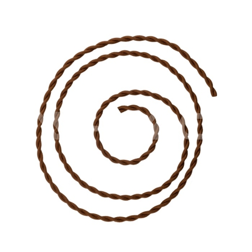 Cuerda torcida 2*0.75 mm Marrón - 1