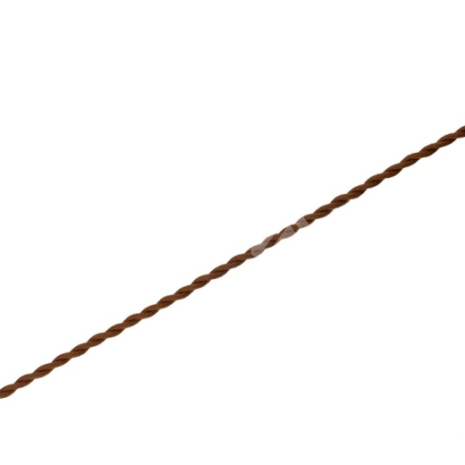 Cuerda torcida 2*0.75 mm Marrón - 2