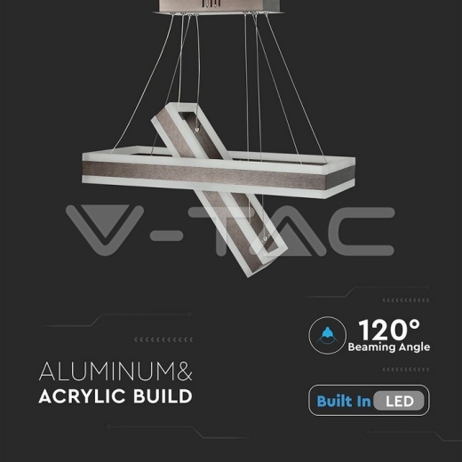 113W Soft Light Chandelier Dimmable Coffee 3000K - 5