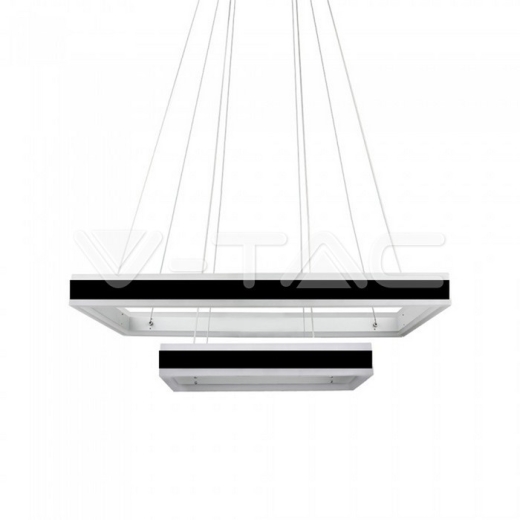 113W Soft Light Chandelier Dimmable Black 3000K - 2