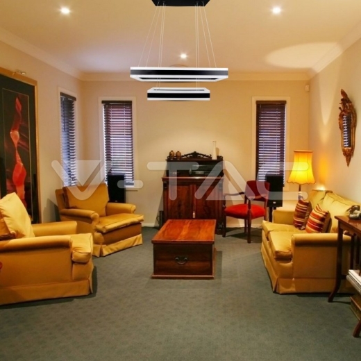 113W Soft Light Chandelier Dimmable Black 3000K - 6