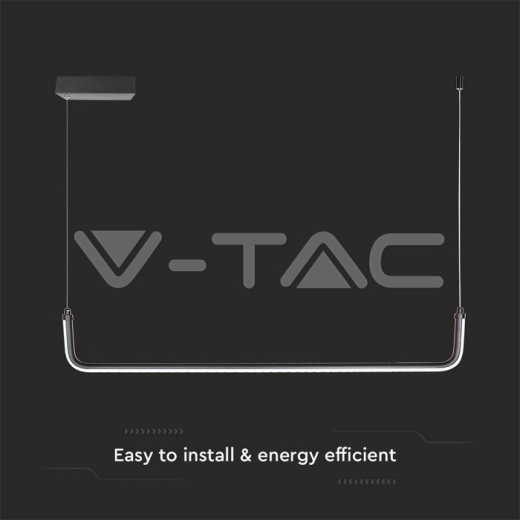 12W LED Designer Hanging Light Black 4000K - 2