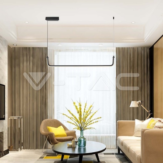 12W LED Designer Hanging Light Black 4000K - 6