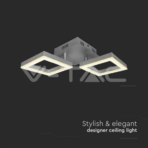 14W LED Designer Ceiling Light Two Frame 3000К - 4